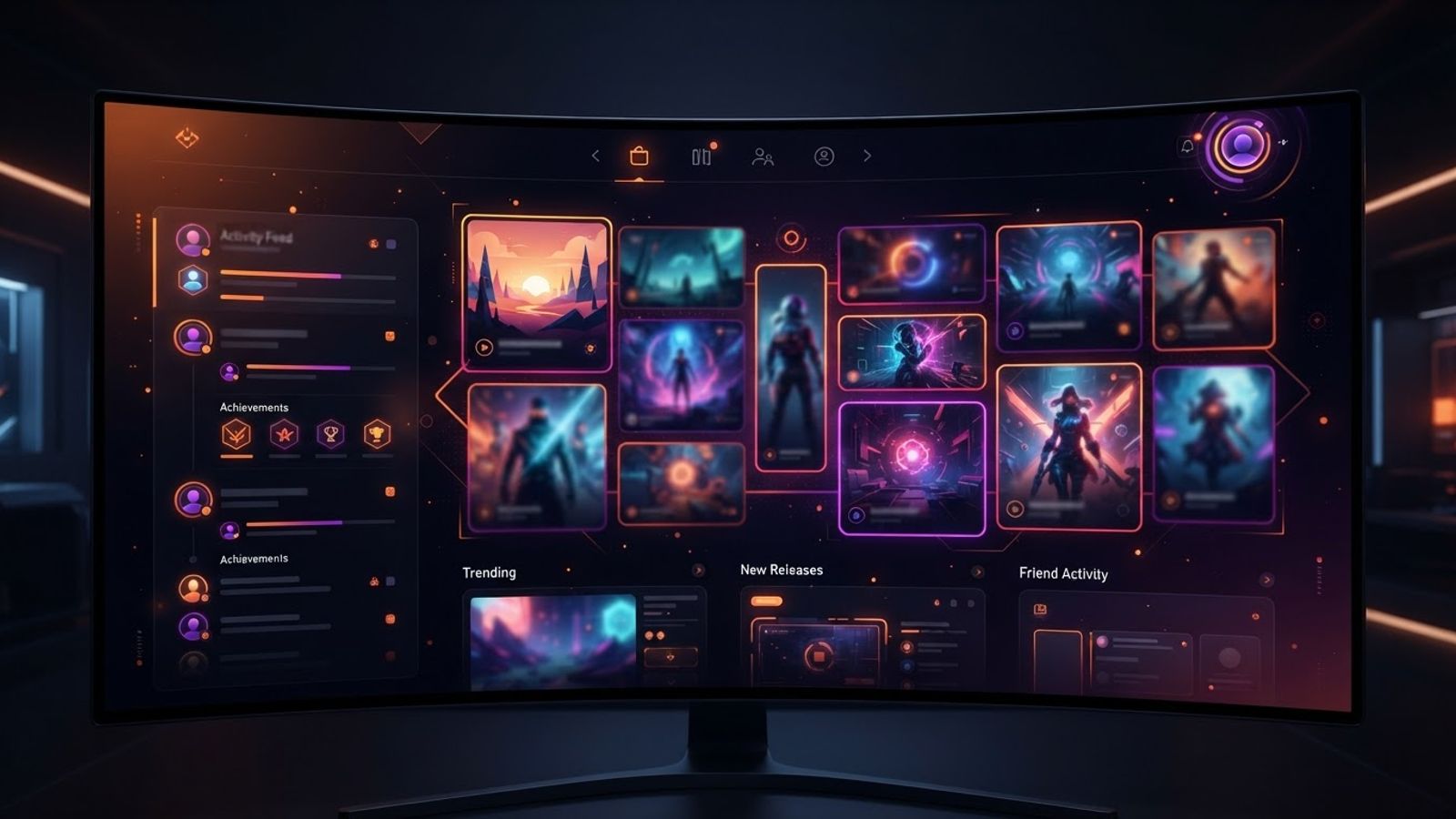 Vue d'ensemble de la plateforme de jeux en ligne